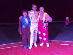 Con Alberto Vassallo “circo Rony Roller”